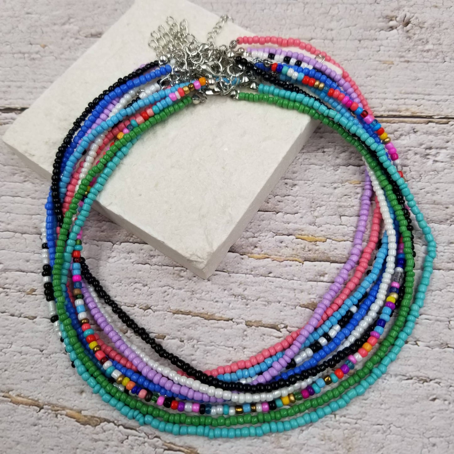 Grass Seed Bead Necklace