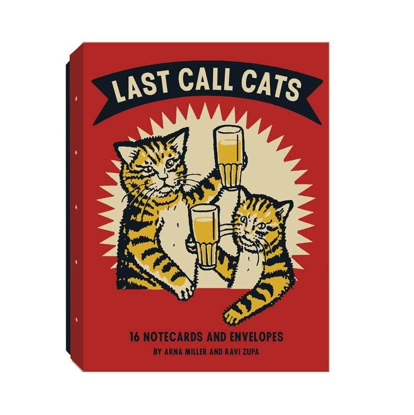 Last Call Cats Notecards