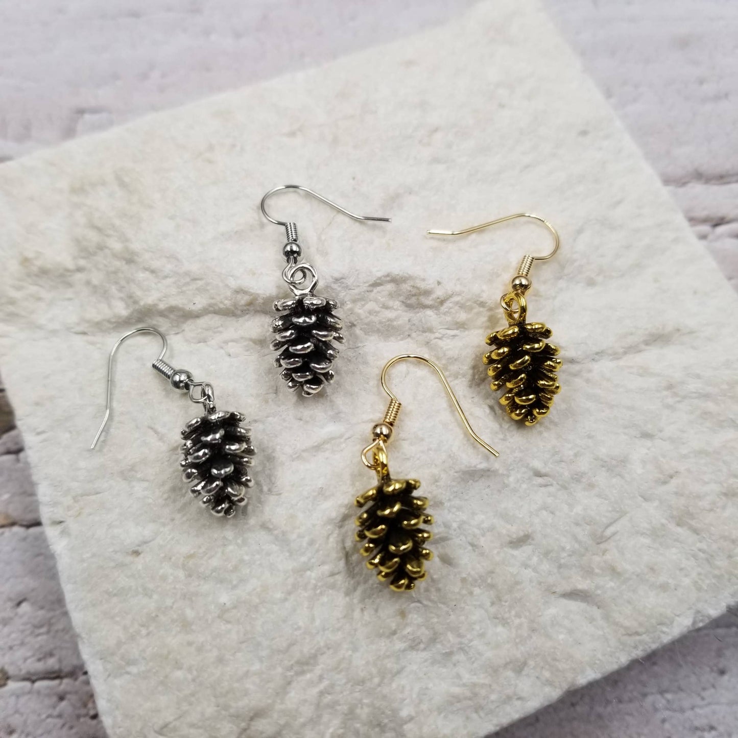 Pine Cone Earrings