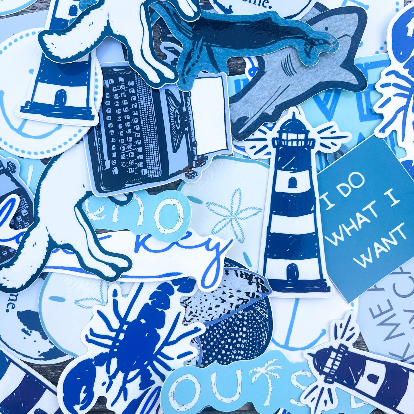 Lobster Sticker - Blue