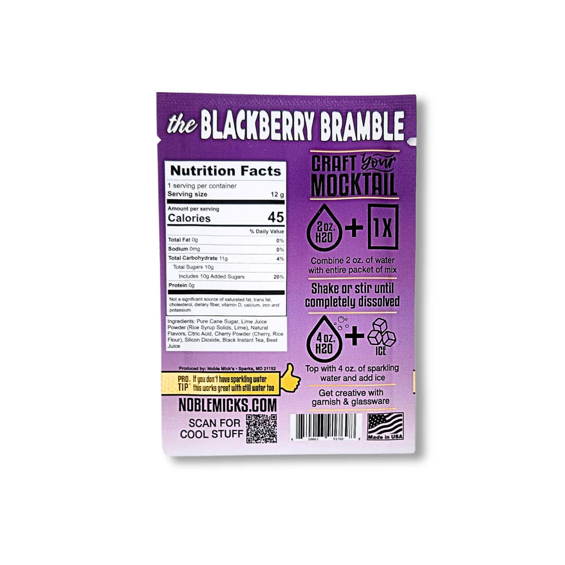 Blackberry Bramble Mocktail