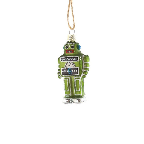 Tiny Green Robot Ornament