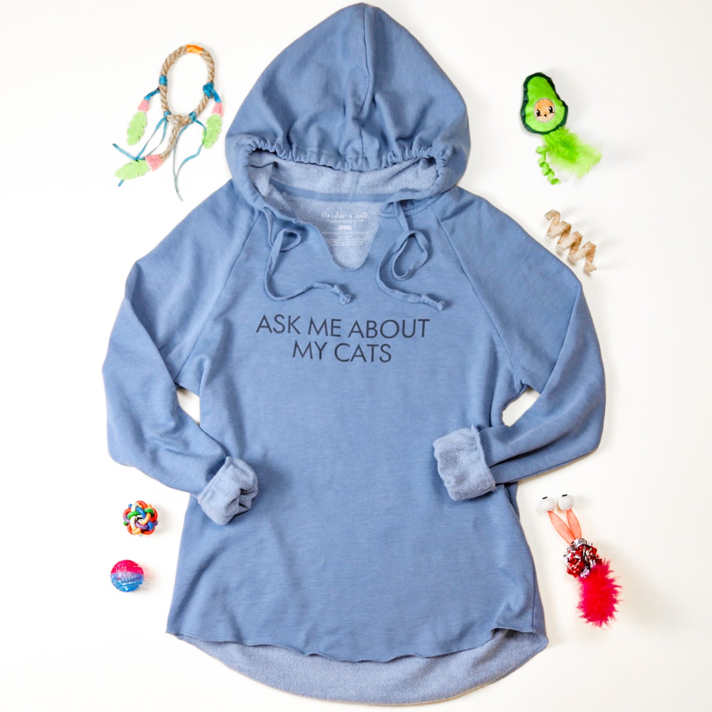 Ask About My Cats Beach Hoodie
