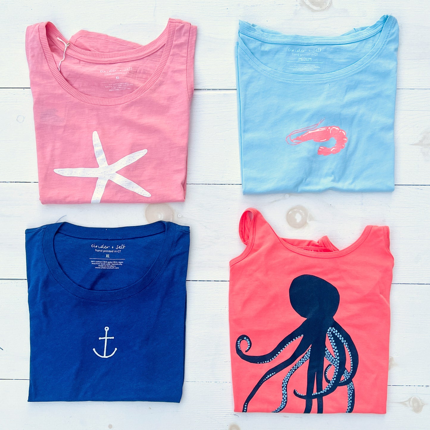 Tiny Anchor Ladies Scoop Tee