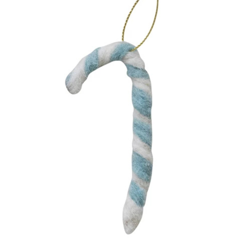 Felt Candy Cane Ornaments