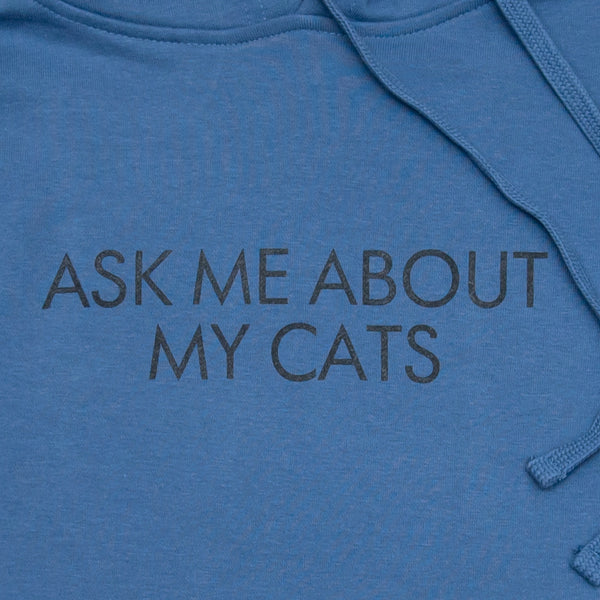 Ask Me About My Cats Women's French Terry Hoodie