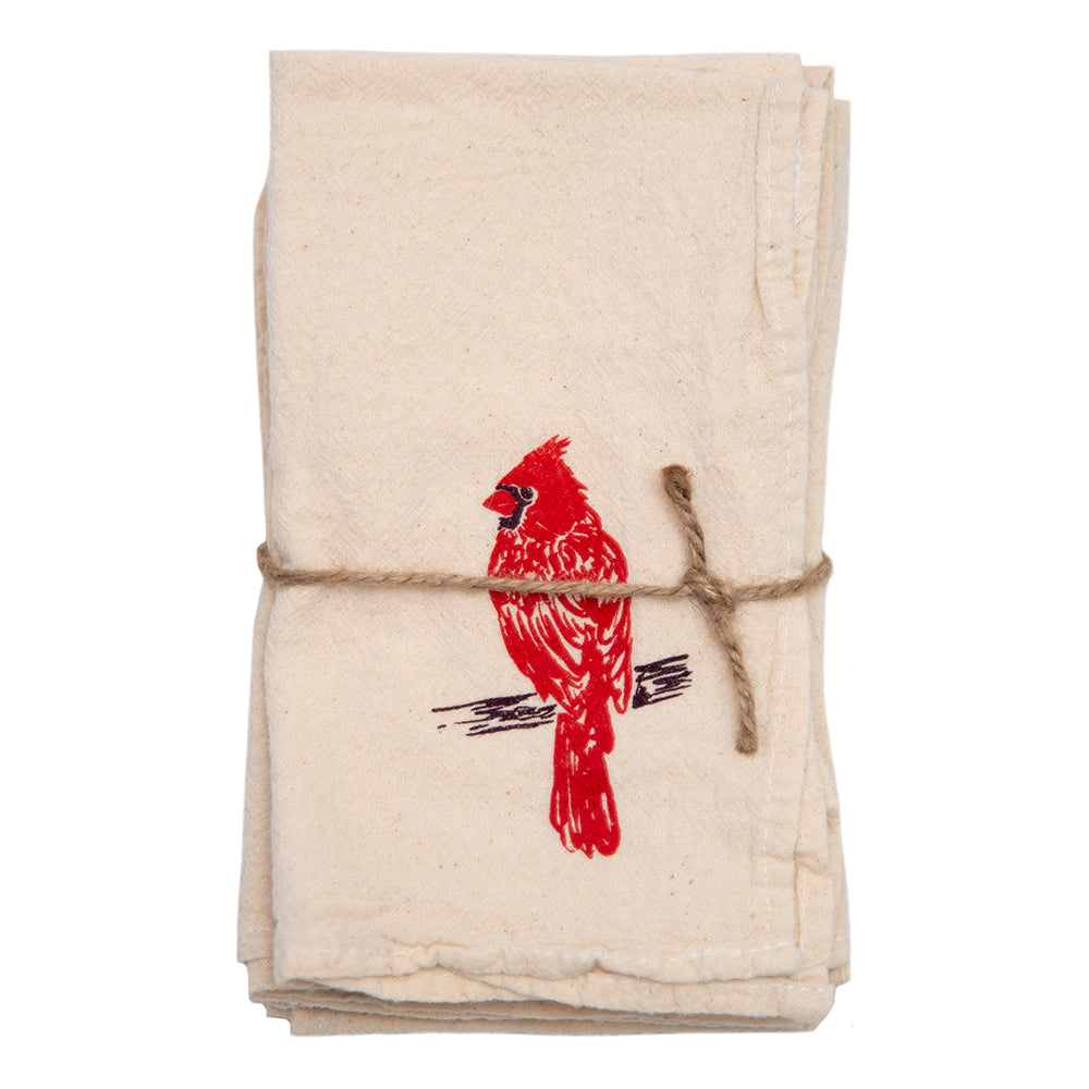 Cardinal Cloth Napkins - set of 4