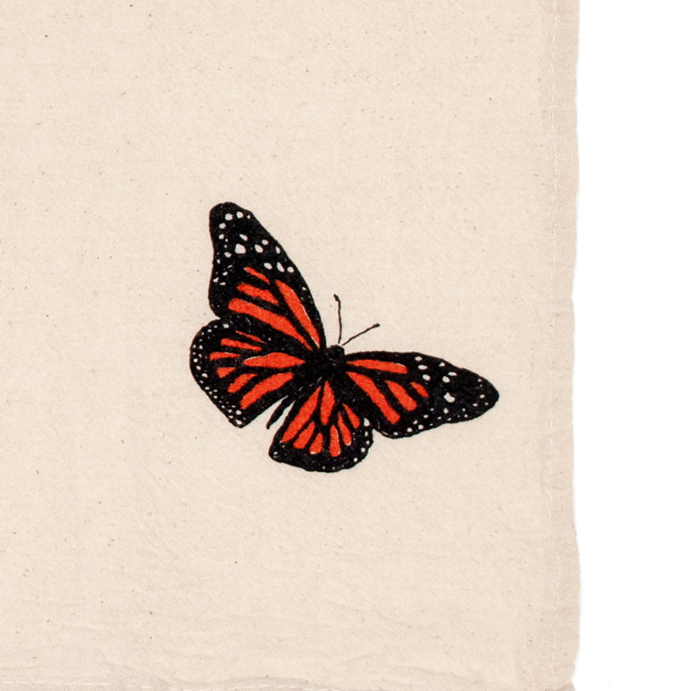 Monarch Butterfly Cloth Napkins - Set of 4
