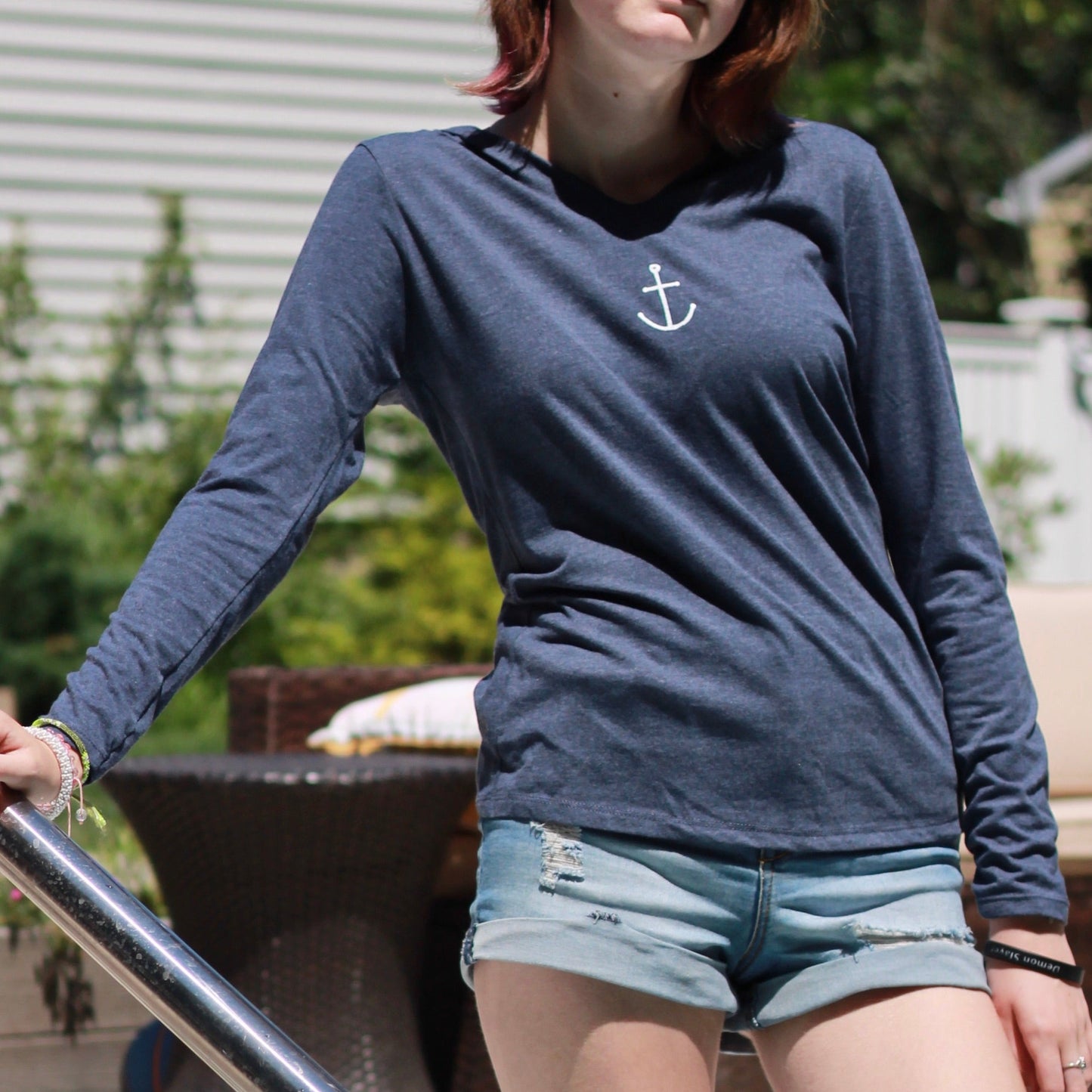 Tiny Anchor Lightweight Hoodie