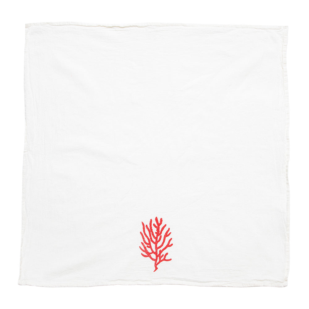 Coral Tea Towel