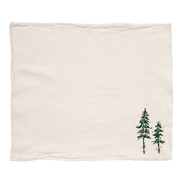 Pine Trees Cloth Napkins - set of 4