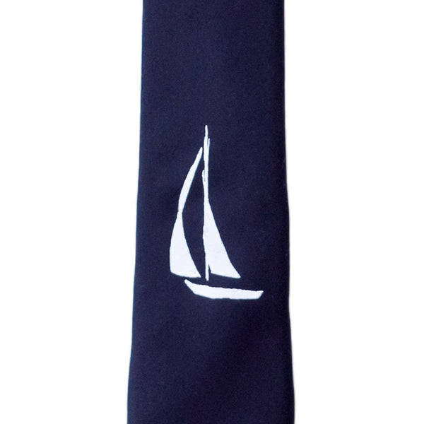 Sailboat Skinny Tie
