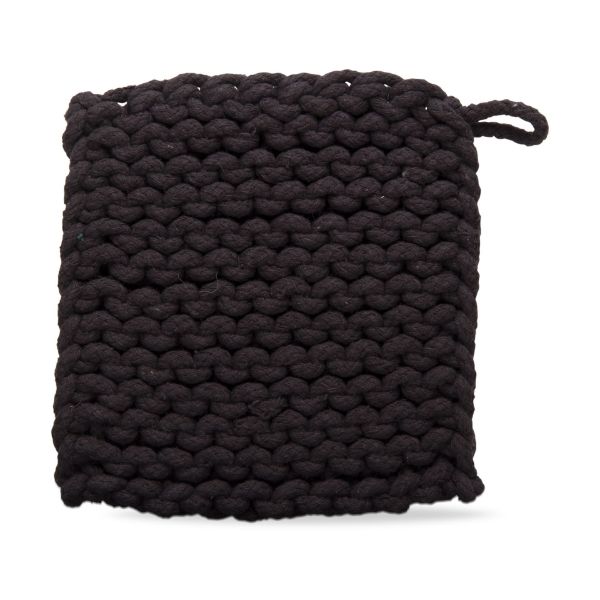 Crochet Trivet Black
