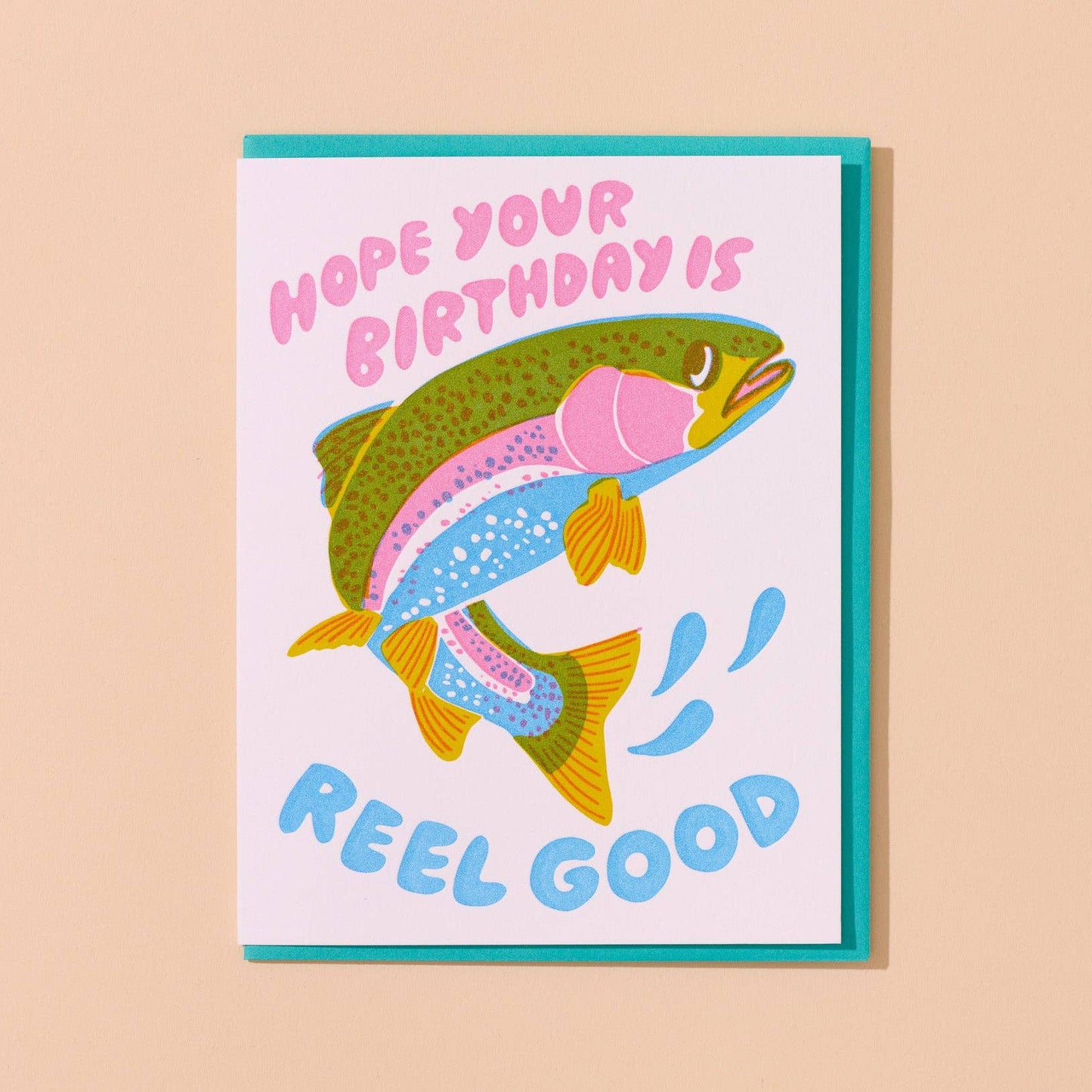 Reel Good (Trout) Greeting Card