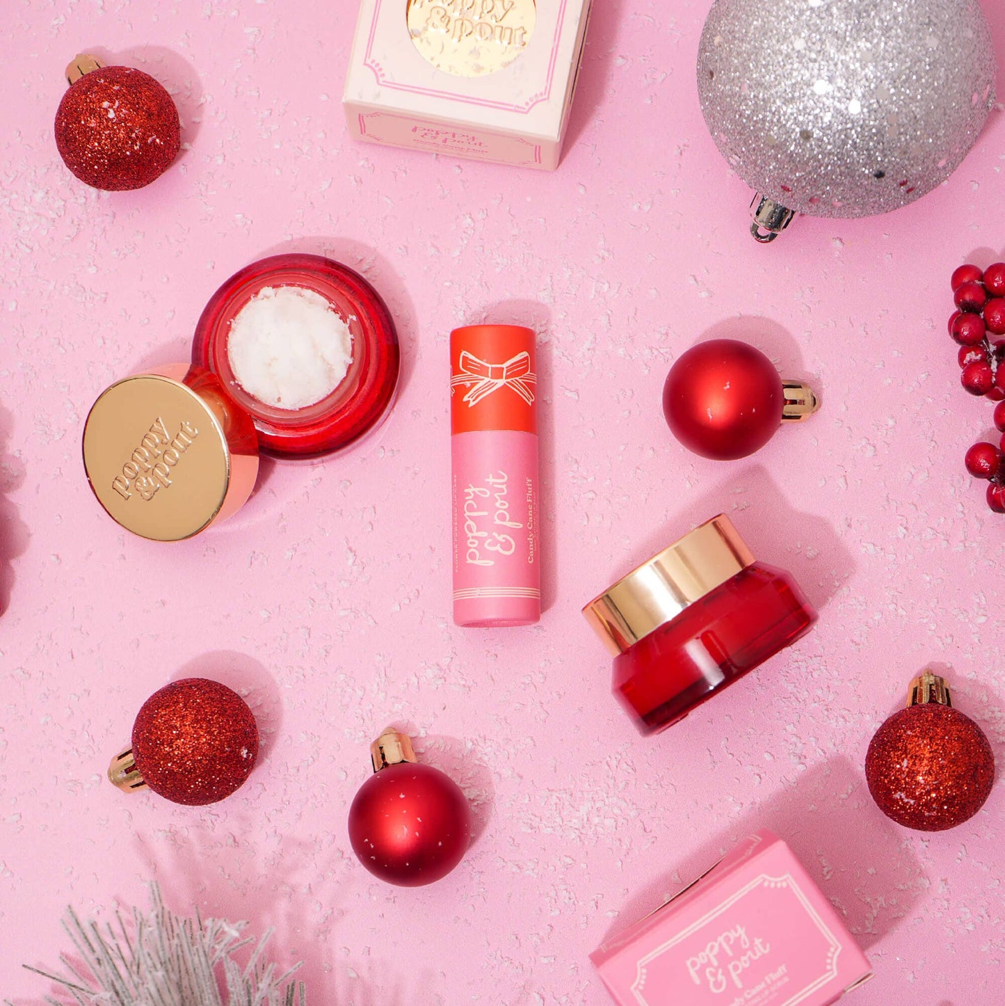Candy Cane Fluff Lip Balm