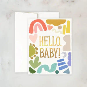 Hello Baby Shapes Card