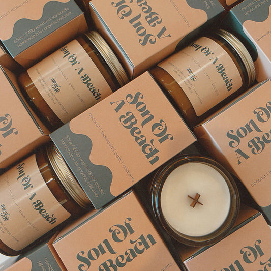 Son Of A Beach Boxed Candle