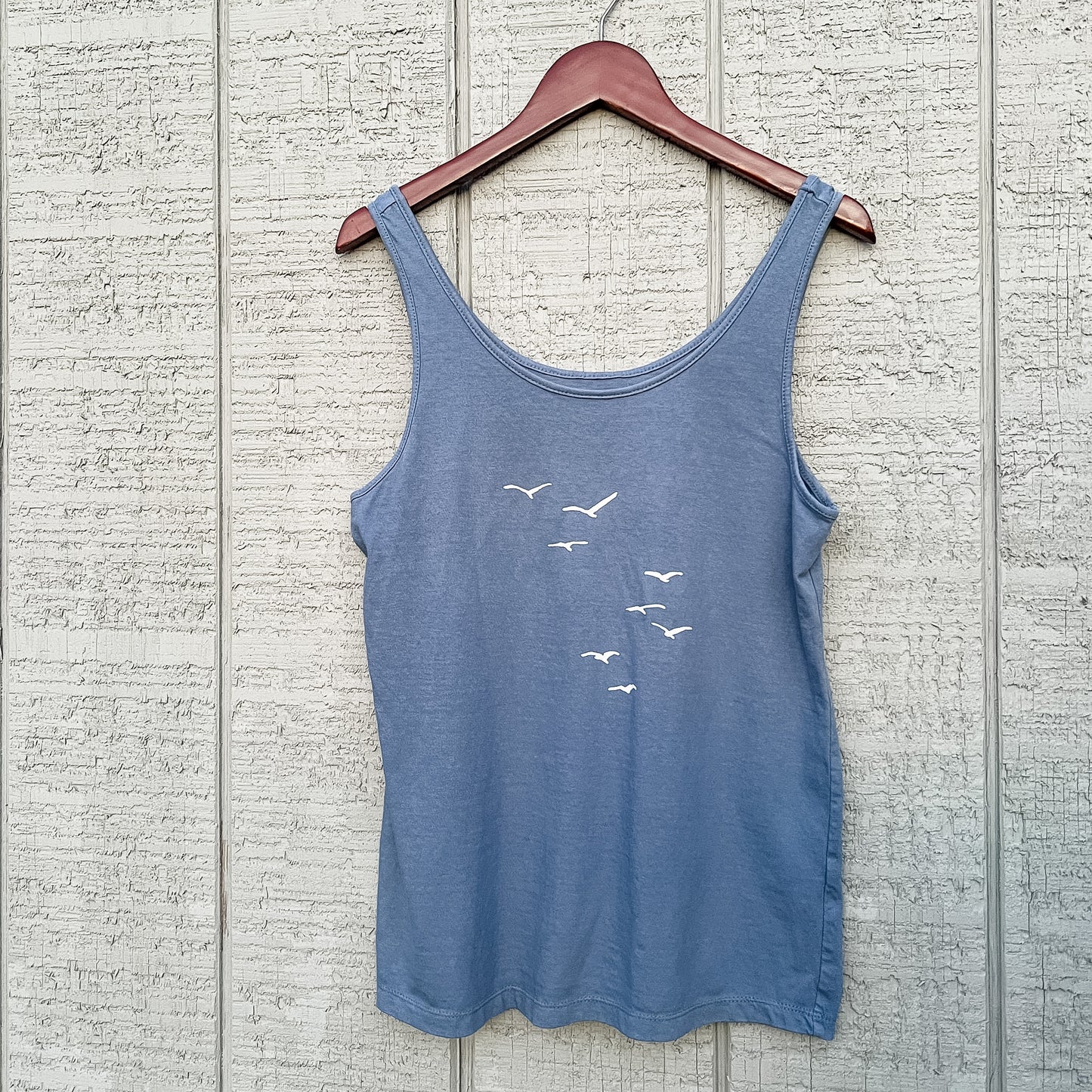 Seagulls Washed Beach Tank