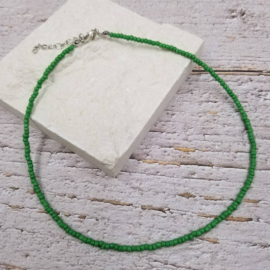 Grass Seed Bead Necklace
