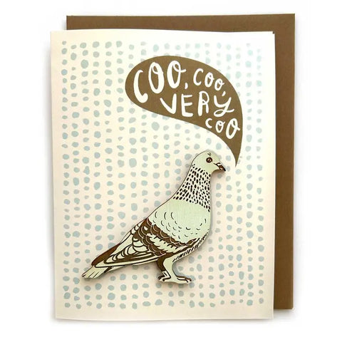 Coo Coo Pigeon Magnet Greeting Card