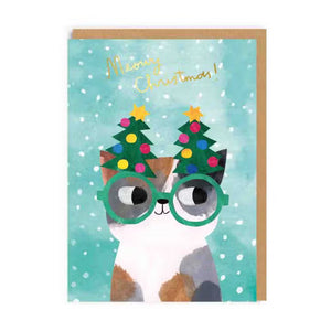 Christmas Cat Greeting Card