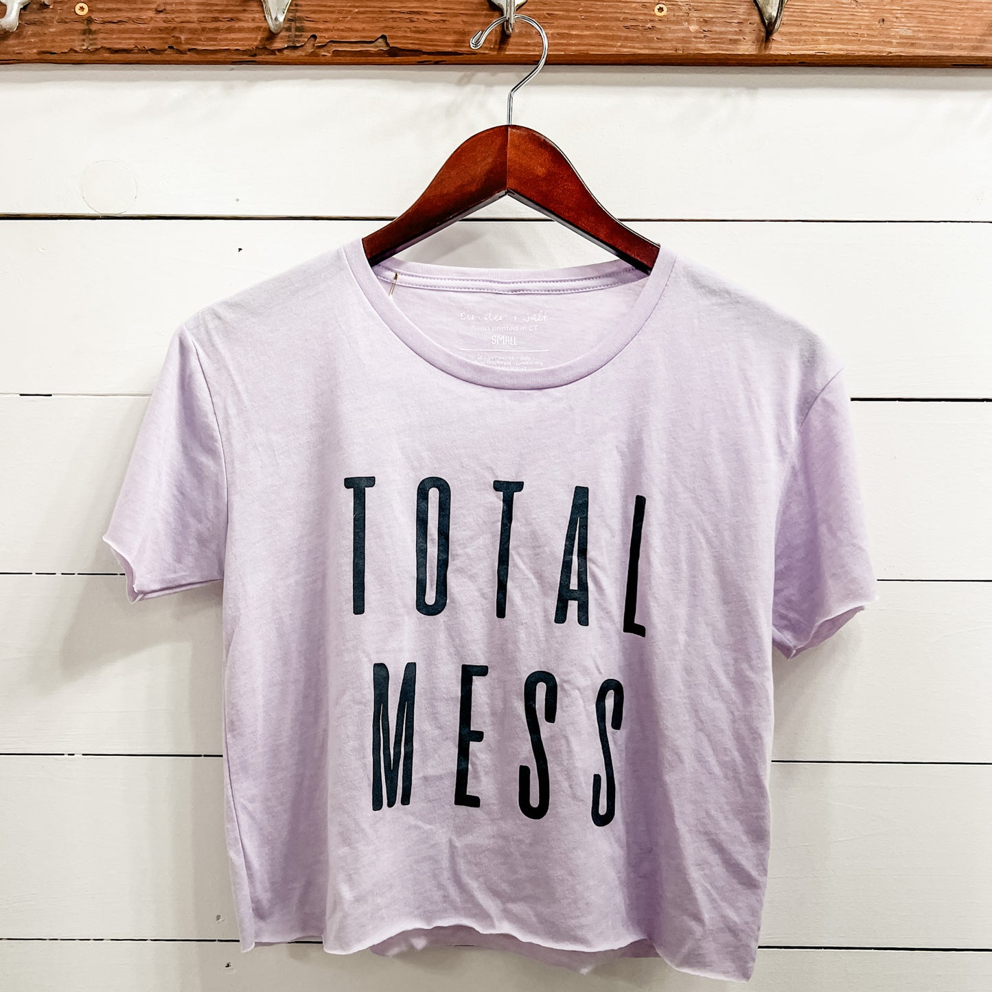 Total Mess Crop Tee
