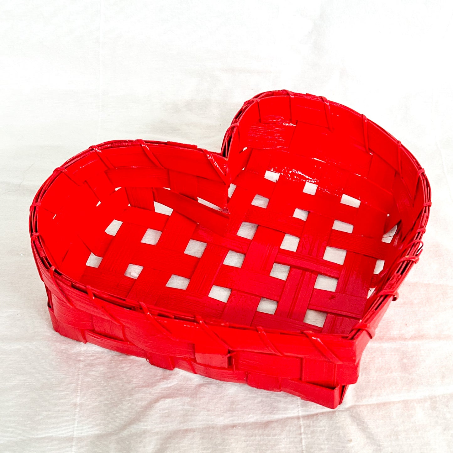 Vintage Heart Basket