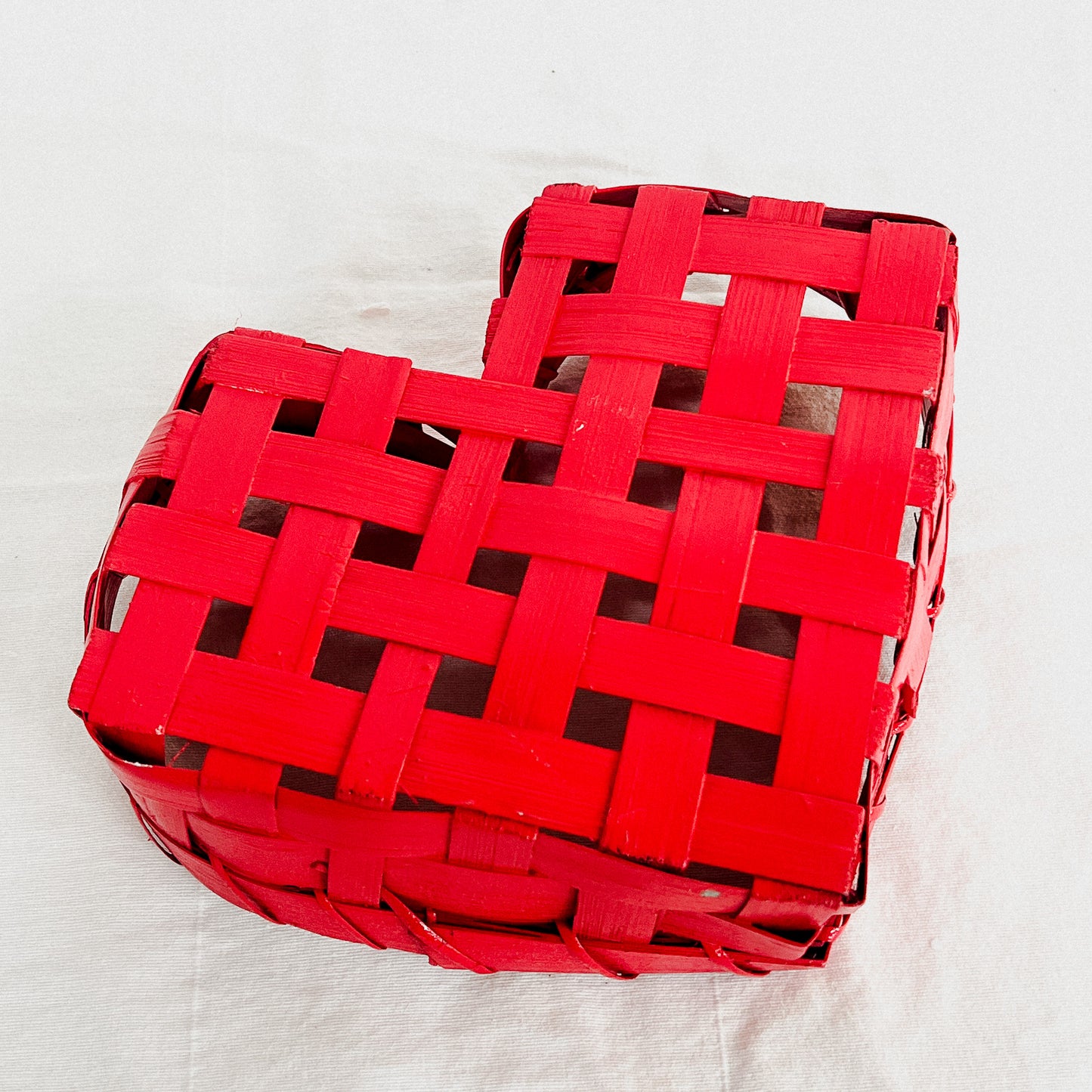 Vintage Heart Basket