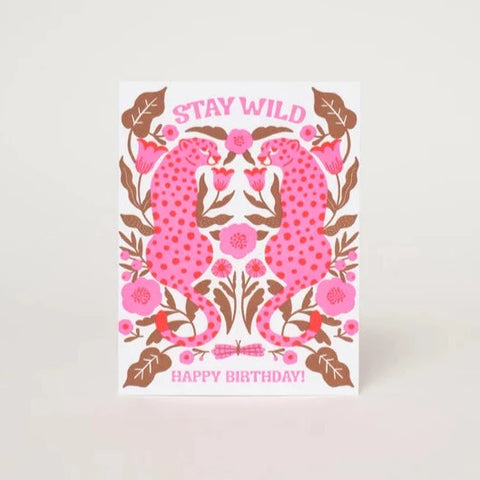 Stay Wild Birthday Greeting Card