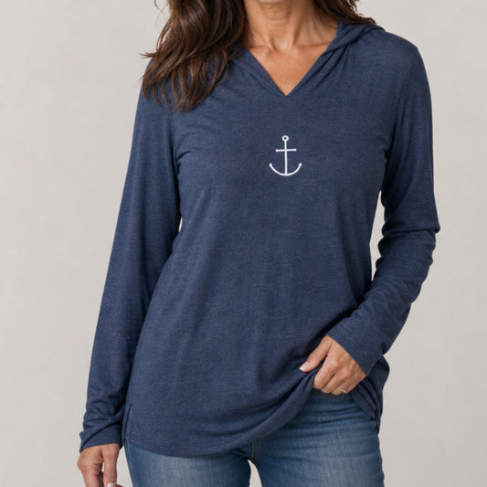 Tiny Anchor Lightweight Hoodie