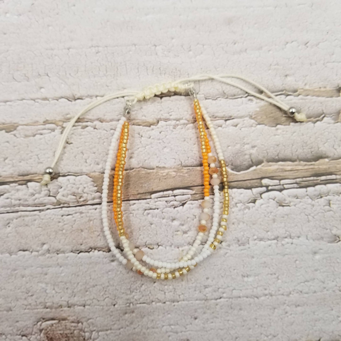 Creamsicle Layering Bracelet