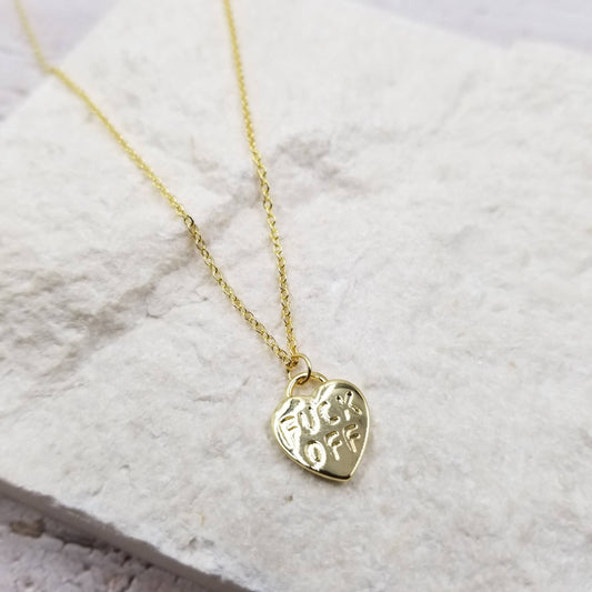 F*ck Off Pendant Necklace