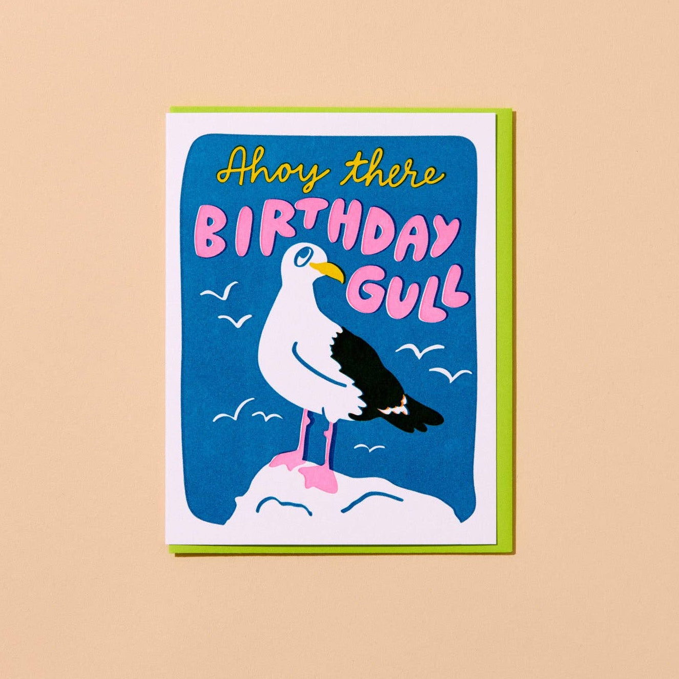 Birthday Gull Greeting Card