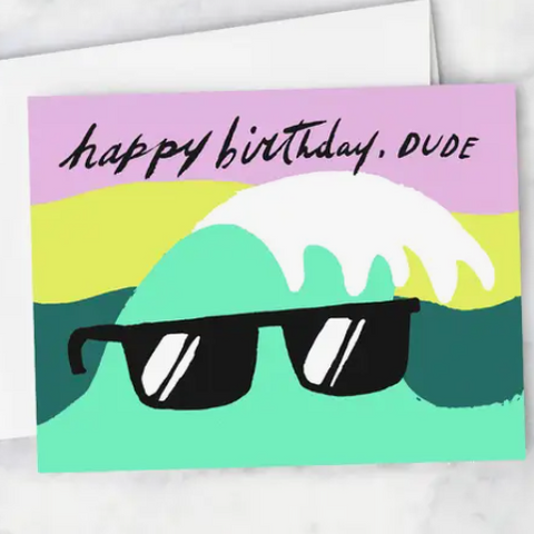 Birthday Wave Greeting Card