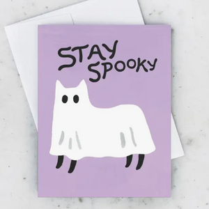 Ghost Cat Greeting Card