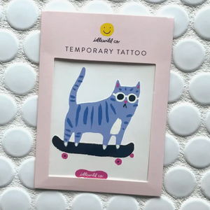 Skater Cat Tattoos