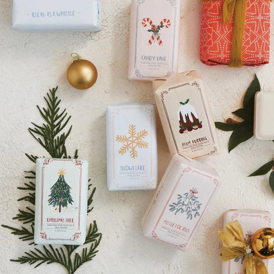 Snowflake Holiday Bar Soap