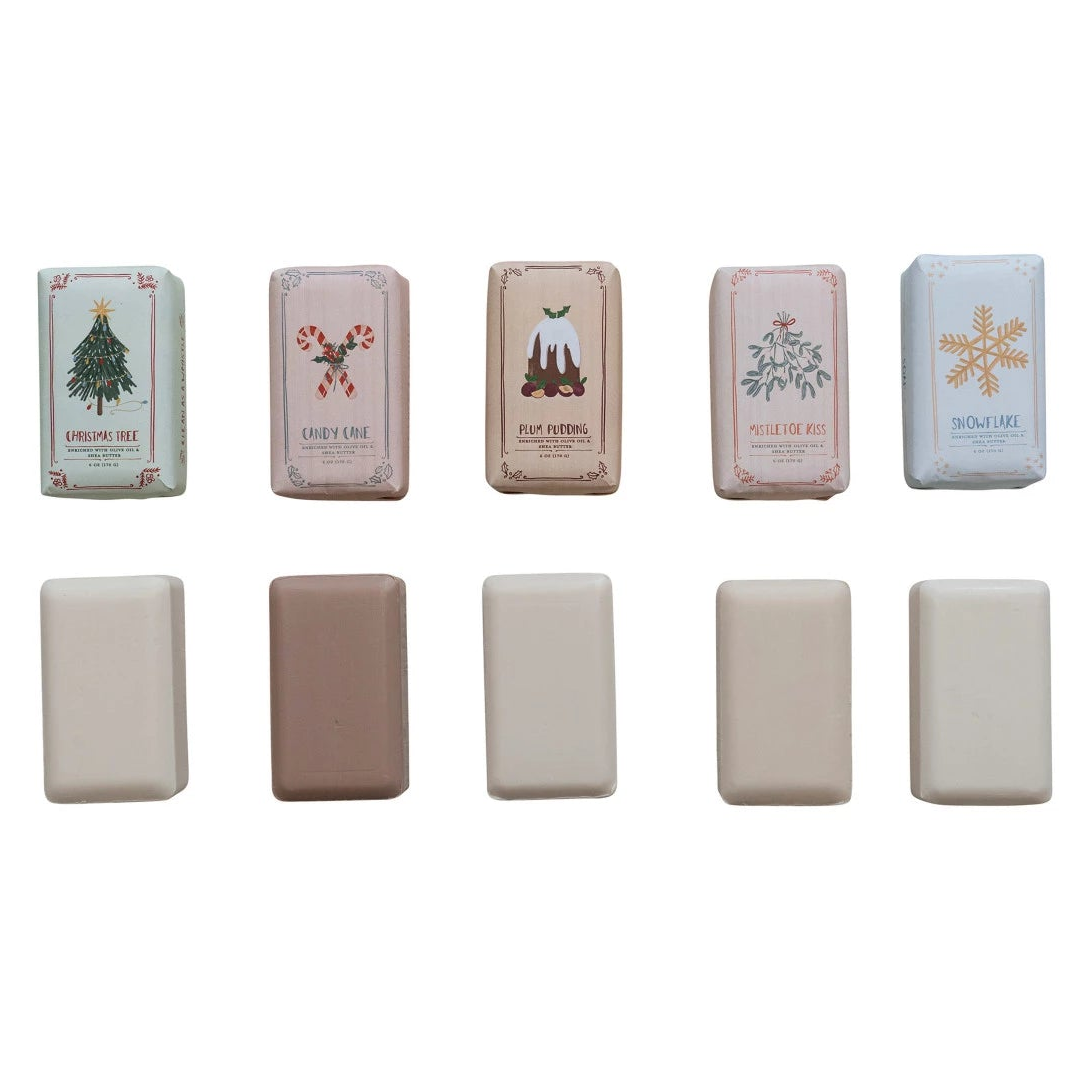 Candy Cane Holiday Bar Soap