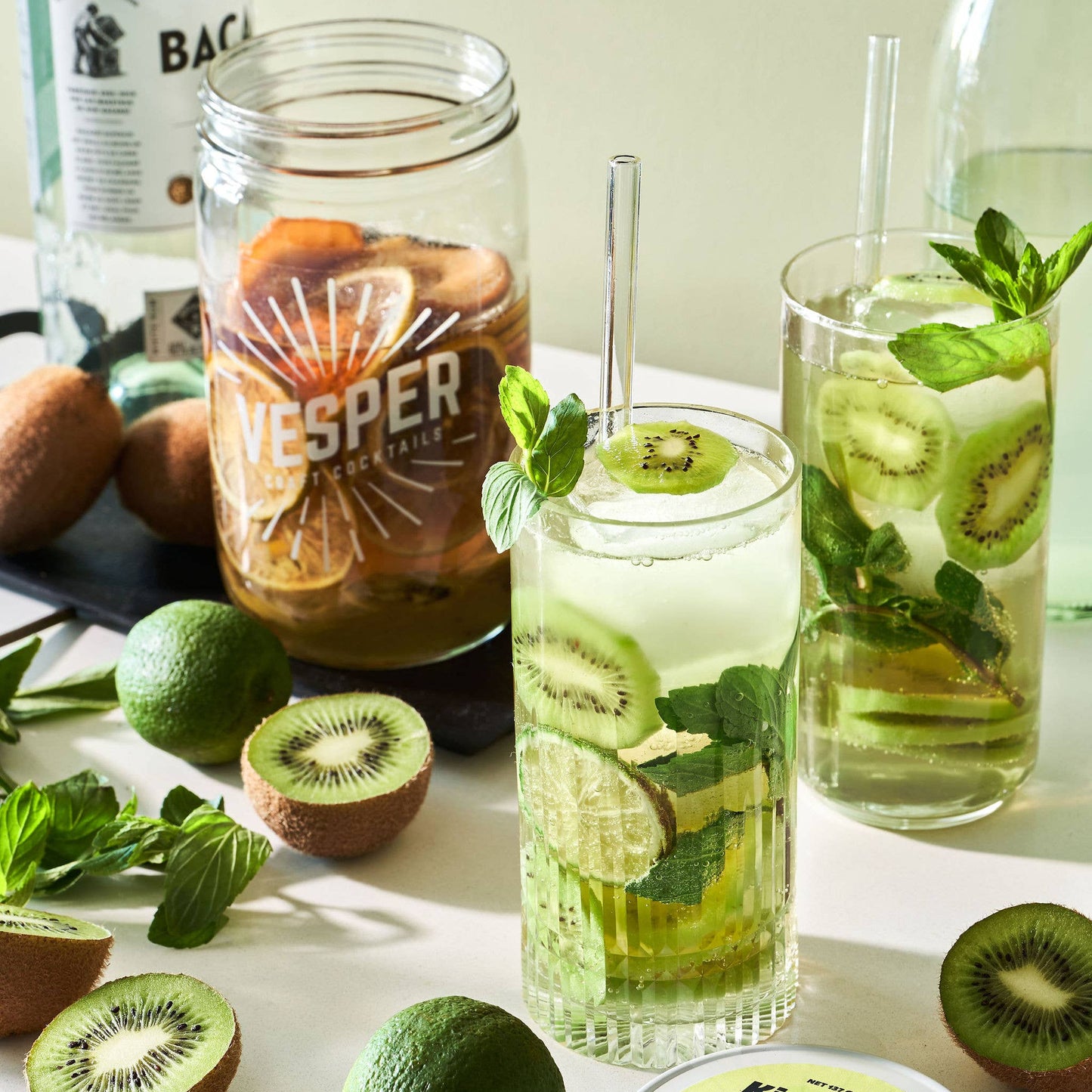 Kiwi Lime Mojito Cocktail Infusion