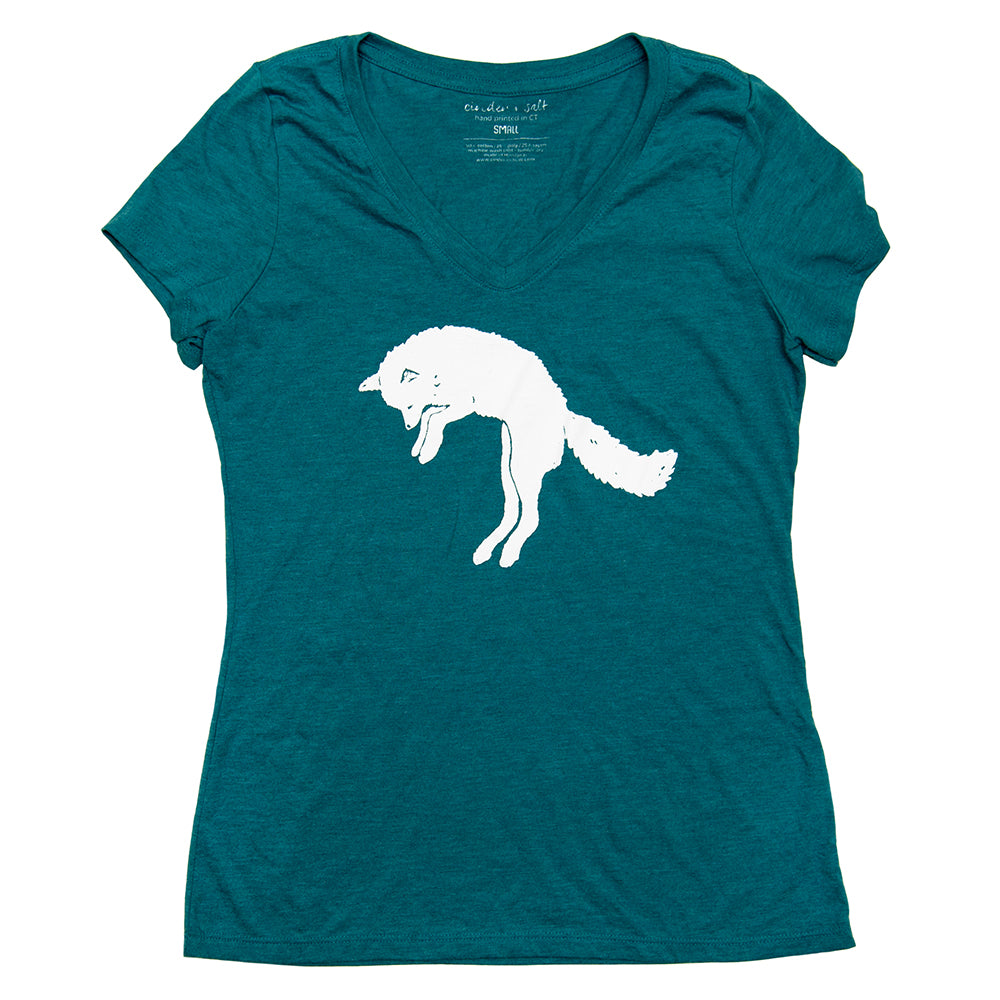 Arctic Fox V-Neck Tee