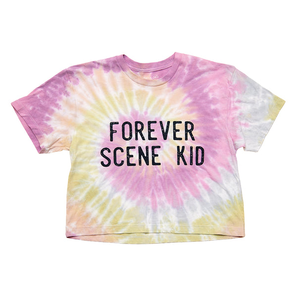 Forever Scene Kid Crop Tie Dye Tee
