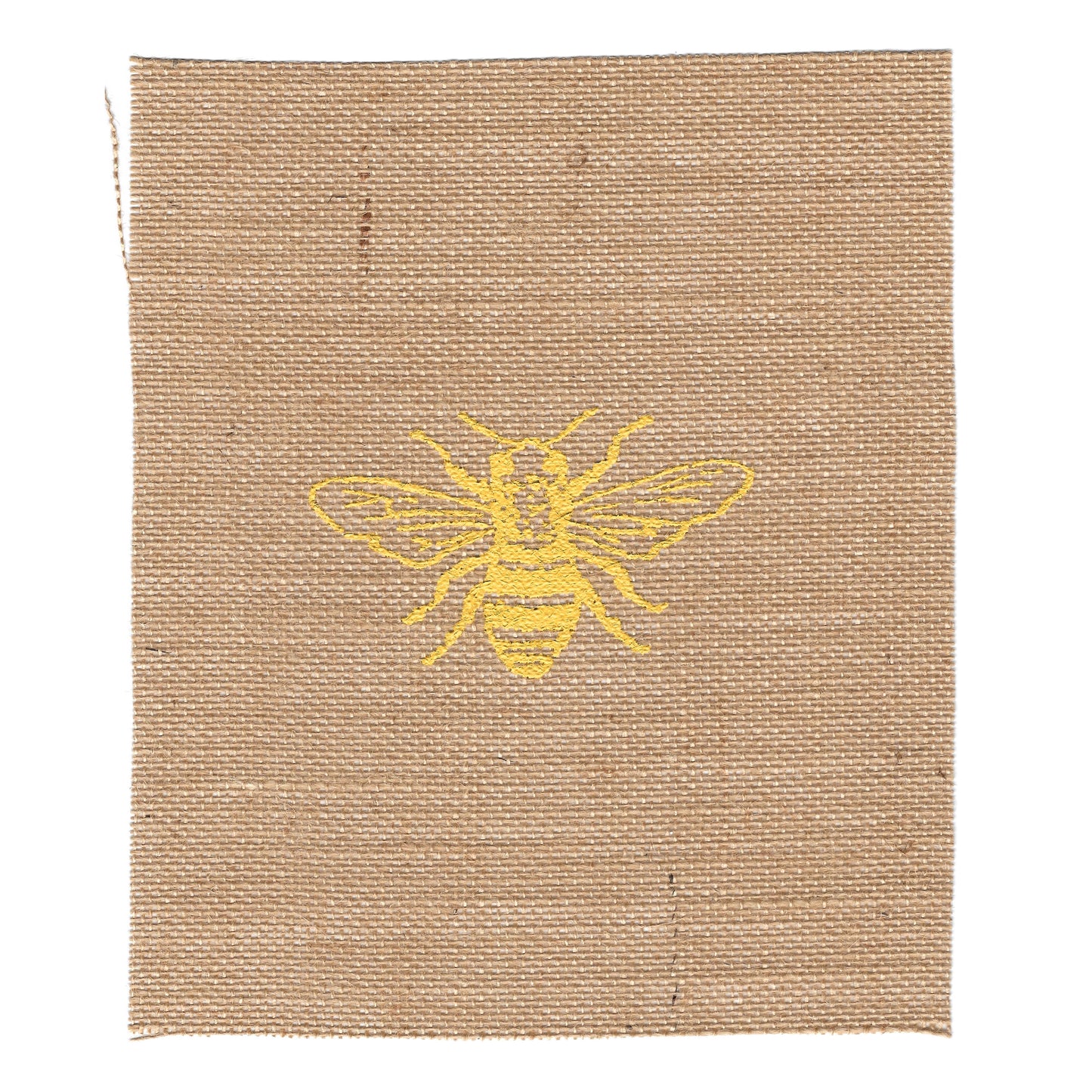 Honey Bee 8x10 Burlap Art Print