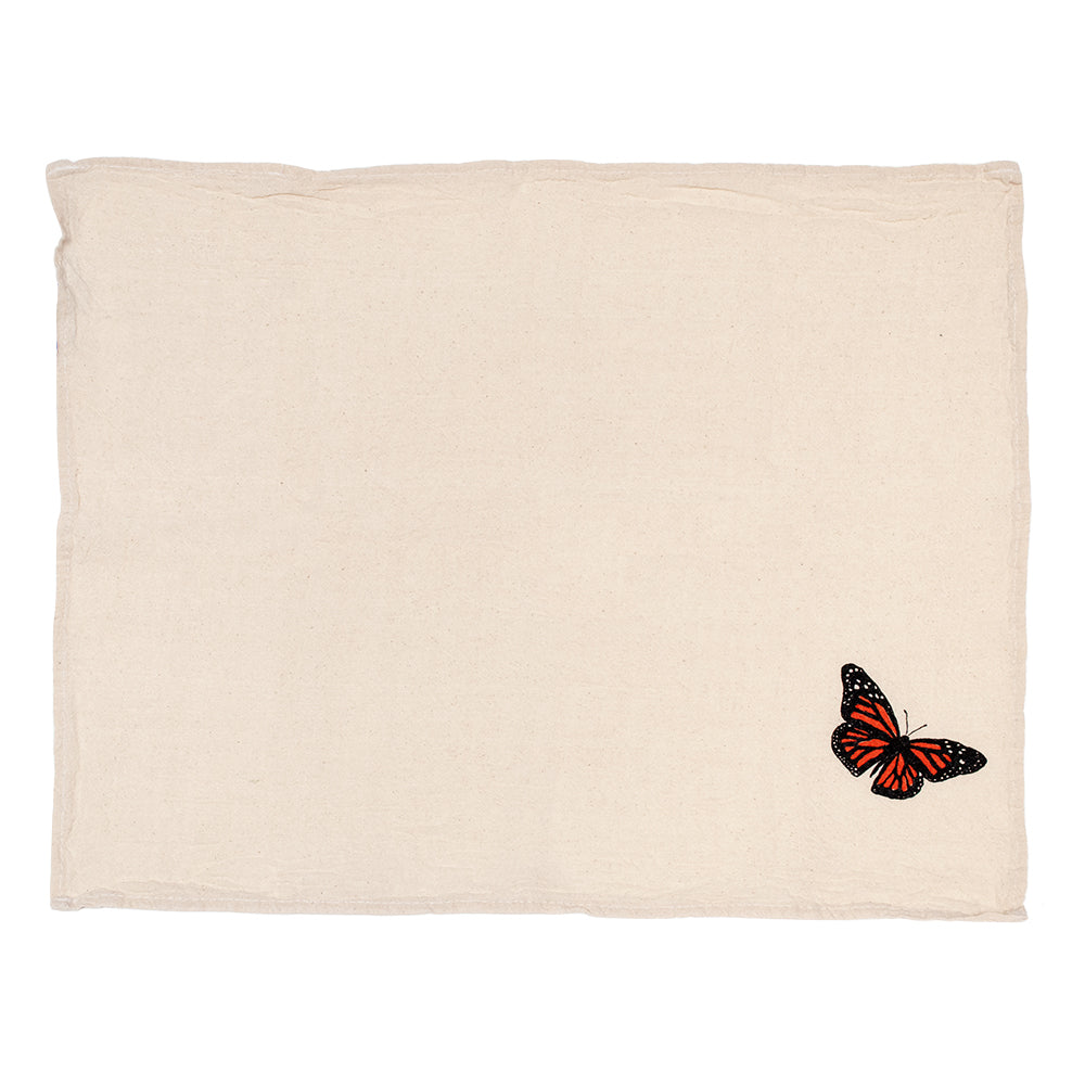 Monarch Butterfly Cloth Napkins - Set of 4