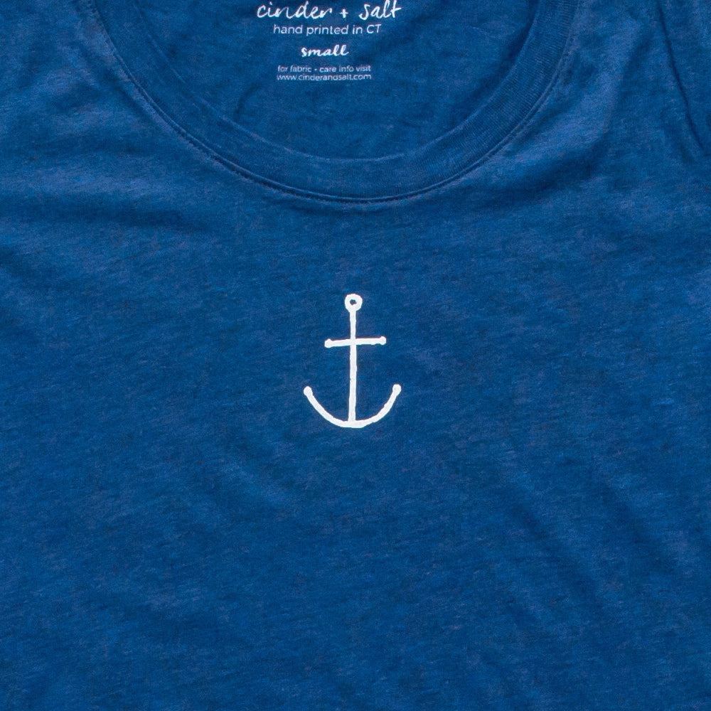 Tiny Anchor Ladies Scoop Tee