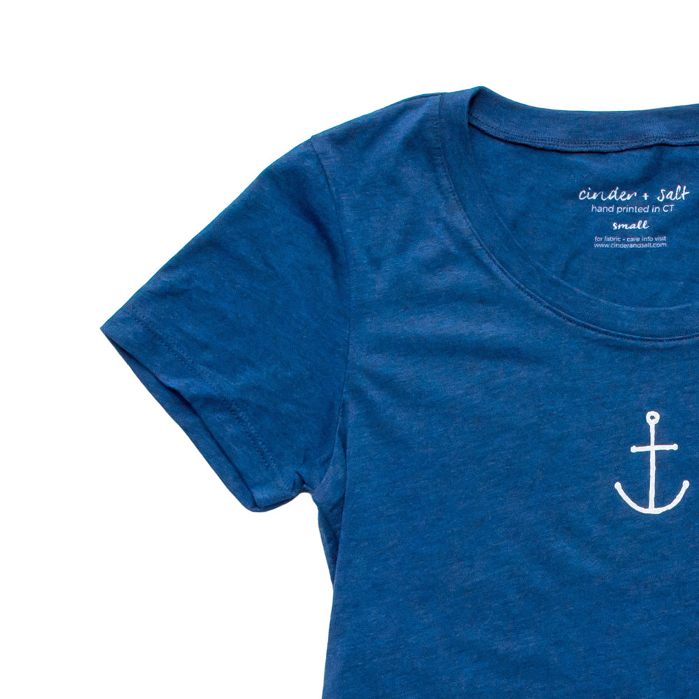 Tiny Anchor Ladies Scoop Tee