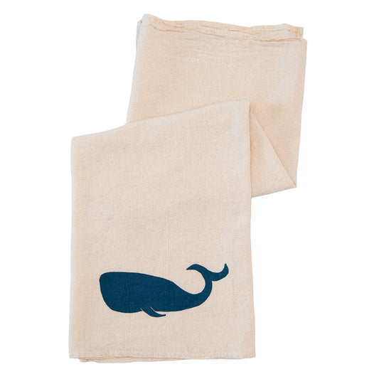 Whale Tea Towel