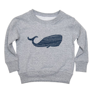 Wood Grain Whale Toddler Sweatshirt