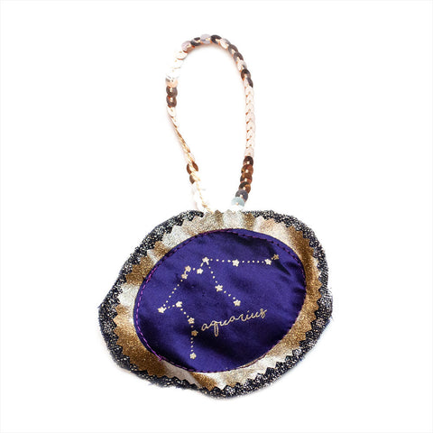 Aquarius Zodiac Plushie Ornament