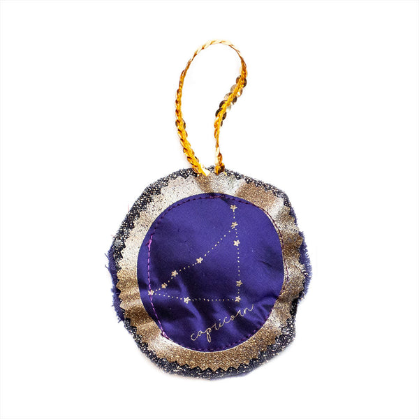 Capricorn Zodiac Plushie Ornament