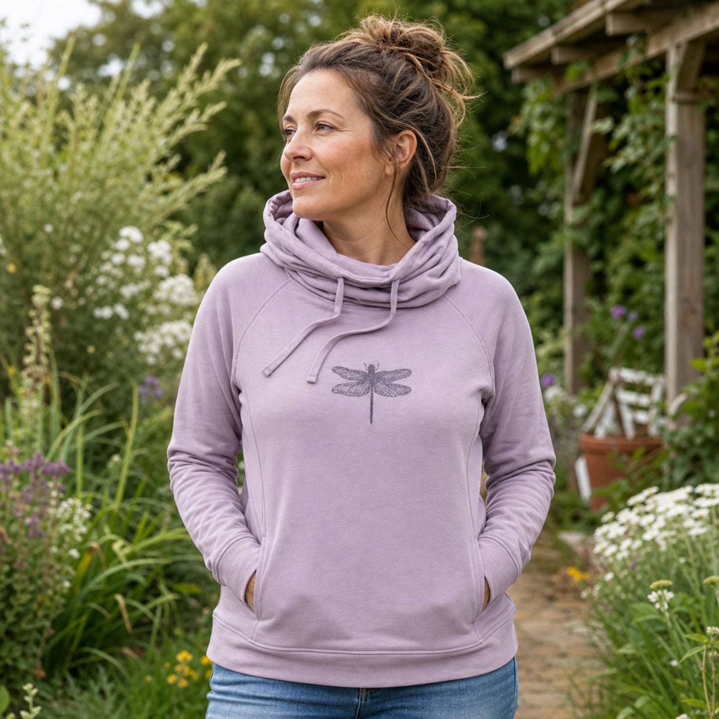Dragonfly Cowl Pullover
